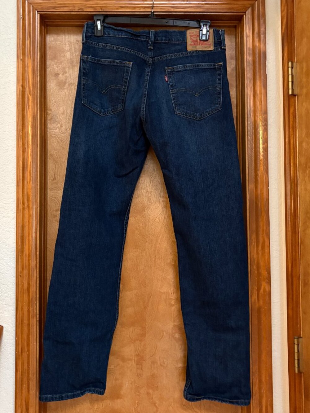 Levi's Men's 505 Regular Fit Jeans in Dark Indigo, 34x34